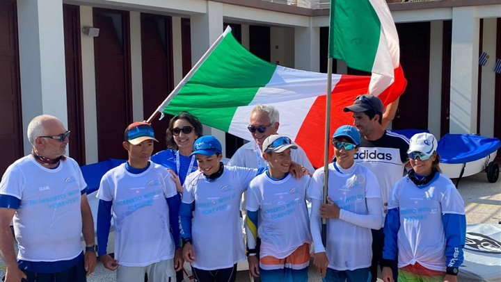 Team Race al Campionato Mondiale Optimist- Riva del Garda, 6 luglio 2021